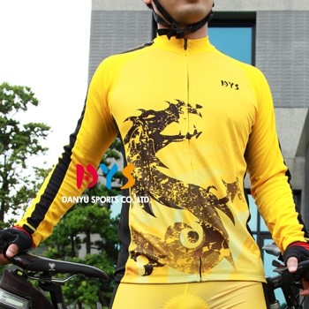 男性長袖車衣