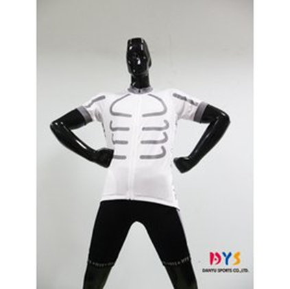 骷髏款-男性短袖昇華車衣