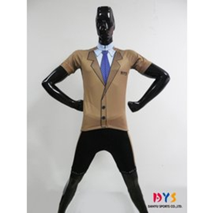 西裝款-男性短袖昇華車衣