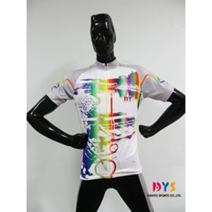 迷幻公園-男性短袖昇華車衣